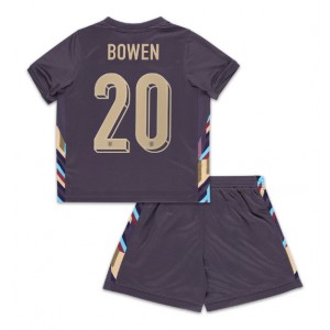 Fotbalové Dres Anglie Jarrod Bowen #20 Dětské Venkovní Oblečení ME 2024 Krátký Rukáv (+ trenýrky)